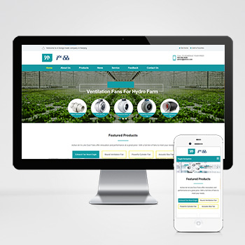 (自適應手機端)HTML5響應式英文外貿企業產品展示PHP網站建設案例 LED燈具外貿通用網站制作案例